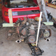 Getting a new engine and rear end components from the Renault Alpine GTA.